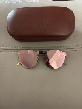 Illesteva Round Leonard Mask Sunglasses